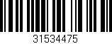 Código de barras (EAN, GTIN, SKU, ISBN): '31534475'