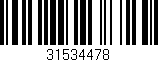 Código de barras (EAN, GTIN, SKU, ISBN): '31534478'