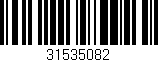 Código de barras (EAN, GTIN, SKU, ISBN): '31535082'