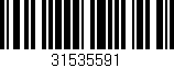 Código de barras (EAN, GTIN, SKU, ISBN): '31535591'