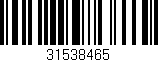 Código de barras (EAN, GTIN, SKU, ISBN): '31538465'