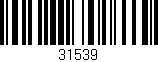 Código de barras (EAN, GTIN, SKU, ISBN): '31539'