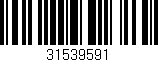 Código de barras (EAN, GTIN, SKU, ISBN): '31539591'