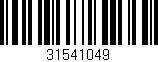 Código de barras (EAN, GTIN, SKU, ISBN): '31541049'