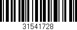 Código de barras (EAN, GTIN, SKU, ISBN): '31541728'