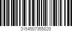 Código de barras (EAN, GTIN, SKU, ISBN): '3154507355020'
