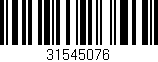 Código de barras (EAN, GTIN, SKU, ISBN): '31545076'
