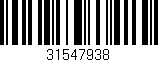 Código de barras (EAN, GTIN, SKU, ISBN): '31547938'