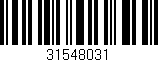 Código de barras (EAN, GTIN, SKU, ISBN): '31548031'