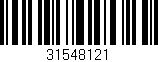 Código de barras (EAN, GTIN, SKU, ISBN): '31548121'