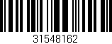 Código de barras (EAN, GTIN, SKU, ISBN): '31548162'