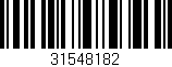 Código de barras (EAN, GTIN, SKU, ISBN): '31548182'