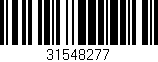 Código de barras (EAN, GTIN, SKU, ISBN): '31548277'