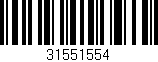 Código de barras (EAN, GTIN, SKU, ISBN): '31551554'