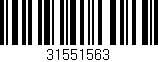 Código de barras (EAN, GTIN, SKU, ISBN): '31551563'