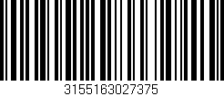 Código de barras (EAN, GTIN, SKU, ISBN): '3155163027375'