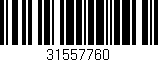 Código de barras (EAN, GTIN, SKU, ISBN): '31557760'