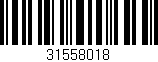 Código de barras (EAN, GTIN, SKU, ISBN): '31558018'