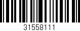 Código de barras (EAN, GTIN, SKU, ISBN): '31558111'