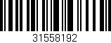 Código de barras (EAN, GTIN, SKU, ISBN): '31558192'