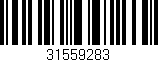 Código de barras (EAN, GTIN, SKU, ISBN): '31559283'