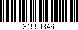 Código de barras (EAN, GTIN, SKU, ISBN): '31559346'