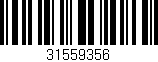 Código de barras (EAN, GTIN, SKU, ISBN): '31559356'