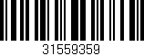 Código de barras (EAN, GTIN, SKU, ISBN): '31559359'