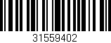 Código de barras (EAN, GTIN, SKU, ISBN): '31559402'