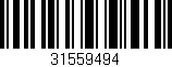 Código de barras (EAN, GTIN, SKU, ISBN): '31559494'