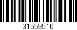 Código de barras (EAN, GTIN, SKU, ISBN): '31559516'