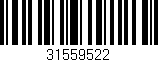 Código de barras (EAN, GTIN, SKU, ISBN): '31559522'