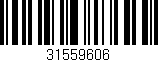 Código de barras (EAN, GTIN, SKU, ISBN): '31559606'