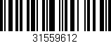 Código de barras (EAN, GTIN, SKU, ISBN): '31559612'