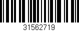 Código de barras (EAN, GTIN, SKU, ISBN): '31562719'
