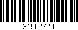 Código de barras (EAN, GTIN, SKU, ISBN): '31562720'