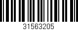 Código de barras (EAN, GTIN, SKU, ISBN): '31563205'
