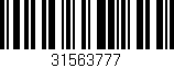 Código de barras (EAN, GTIN, SKU, ISBN): '31563777'