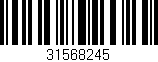 Código de barras (EAN, GTIN, SKU, ISBN): '31568245'