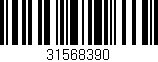 Código de barras (EAN, GTIN, SKU, ISBN): '31568390'