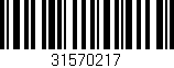 Código de barras (EAN, GTIN, SKU, ISBN): '31570217'
