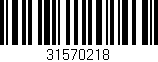 Código de barras (EAN, GTIN, SKU, ISBN): '31570218'