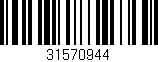 Código de barras (EAN, GTIN, SKU, ISBN): '31570944'