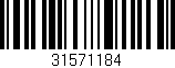 Código de barras (EAN, GTIN, SKU, ISBN): '31571184'