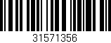 Código de barras (EAN, GTIN, SKU, ISBN): '31571356'