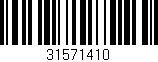 Código de barras (EAN, GTIN, SKU, ISBN): '31571410'