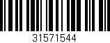 Código de barras (EAN, GTIN, SKU, ISBN): '31571544'