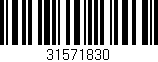 Código de barras (EAN, GTIN, SKU, ISBN): '31571830'