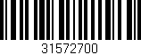 Código de barras (EAN, GTIN, SKU, ISBN): '31572700'