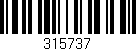 Código de barras (EAN, GTIN, SKU, ISBN): '315737'